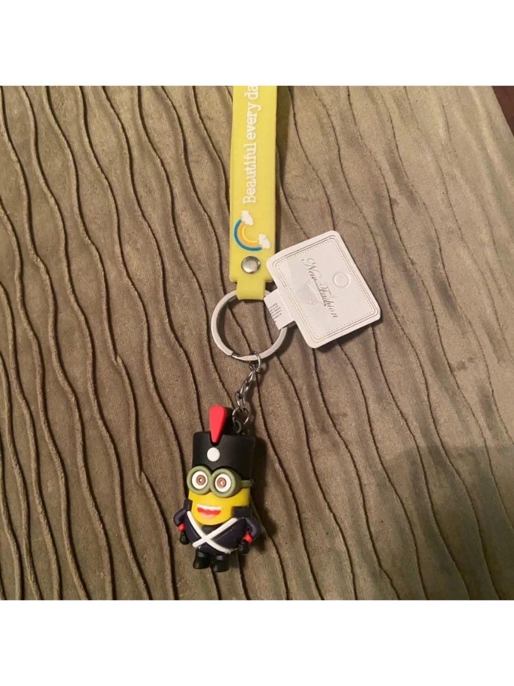 Trio of Keychains Featuring Batman, Snoopy & Minions
